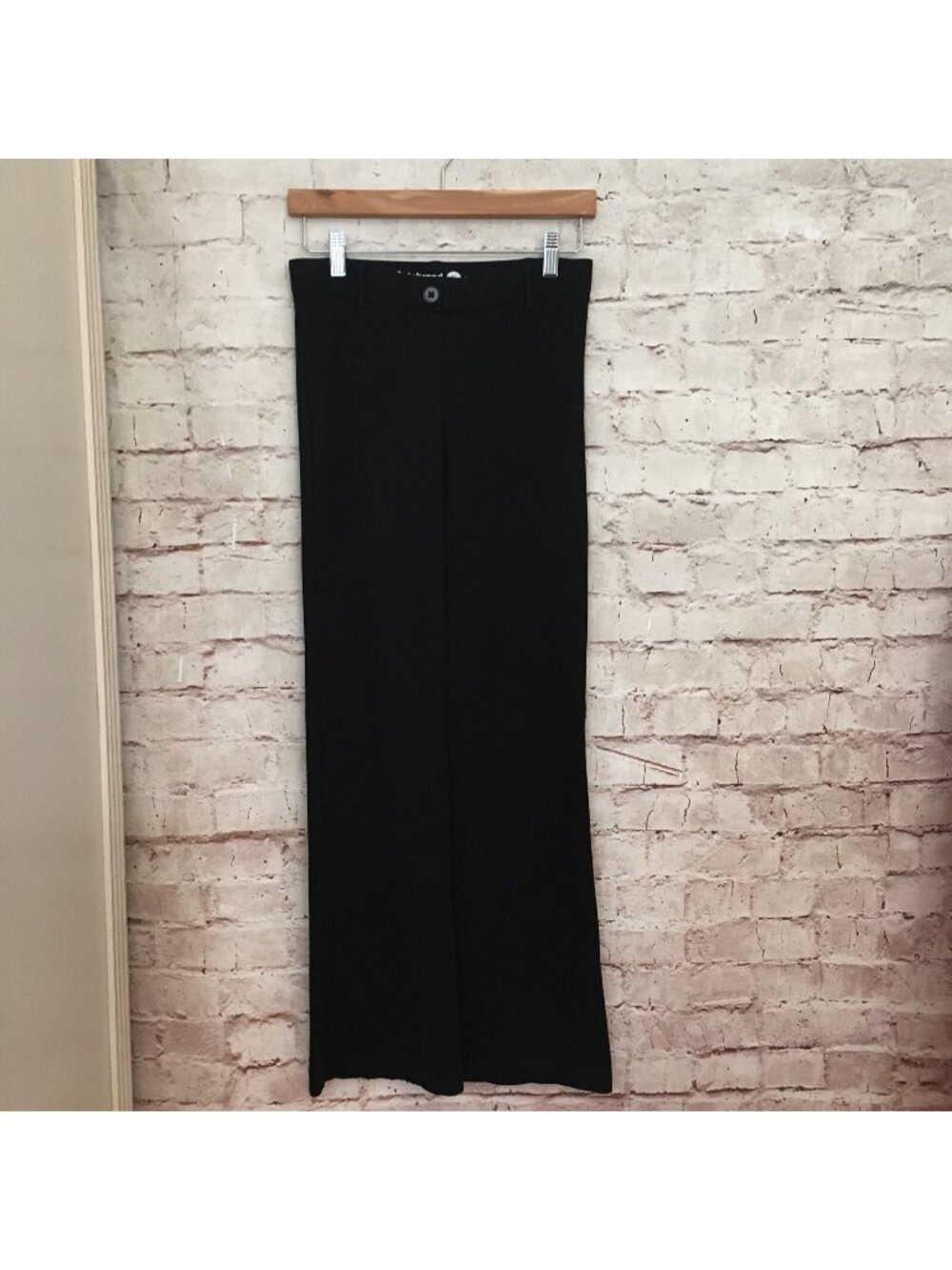 BETABRAND Ponte Stretch Bootcut Leg Pull On Pants Black Size XS Petite